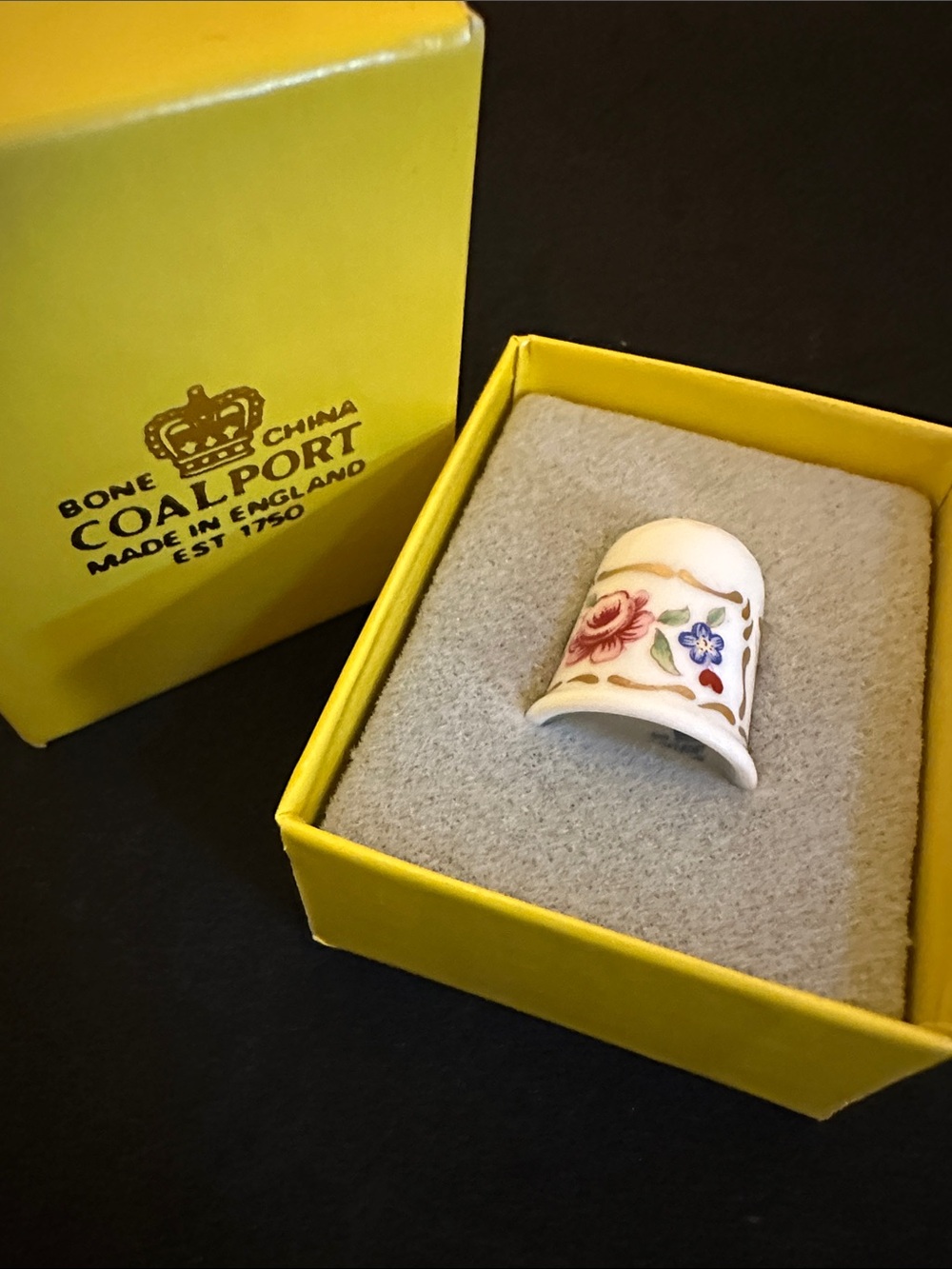 Coalport English Thimble
